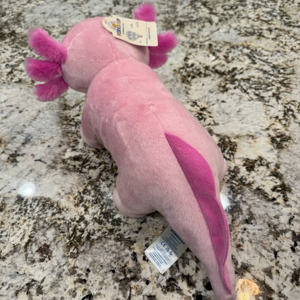 Build a Bear Lot - Includes 2 Mini Baby & 1 Pink Axolotl Plush Animals